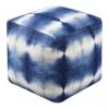 Ty Pennington Shyloh Shibori Print Pouf, Blue -Accent Furniture Shop ty pennington shyloh shibori print pouf blue