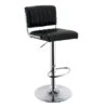 Warren Adjustable Barstool, Black