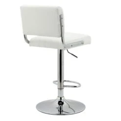 Warren Adjustable Barstool, White 7 Warren Adjustable Barstool, White -Accent Furniture Shop warren adjustable barstool white 2