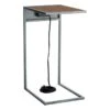 Wood & Metal USB C Table -Accent Furniture Shop wood metal usb c table