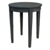 Wooden Slat Round End Table -Accent Furniture Shop wooden slat round end table