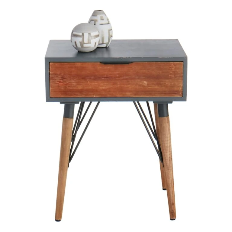 Accent Furniture Shop -Accent Furniture Shop 1 drawer wood metal table 1 768x768 1